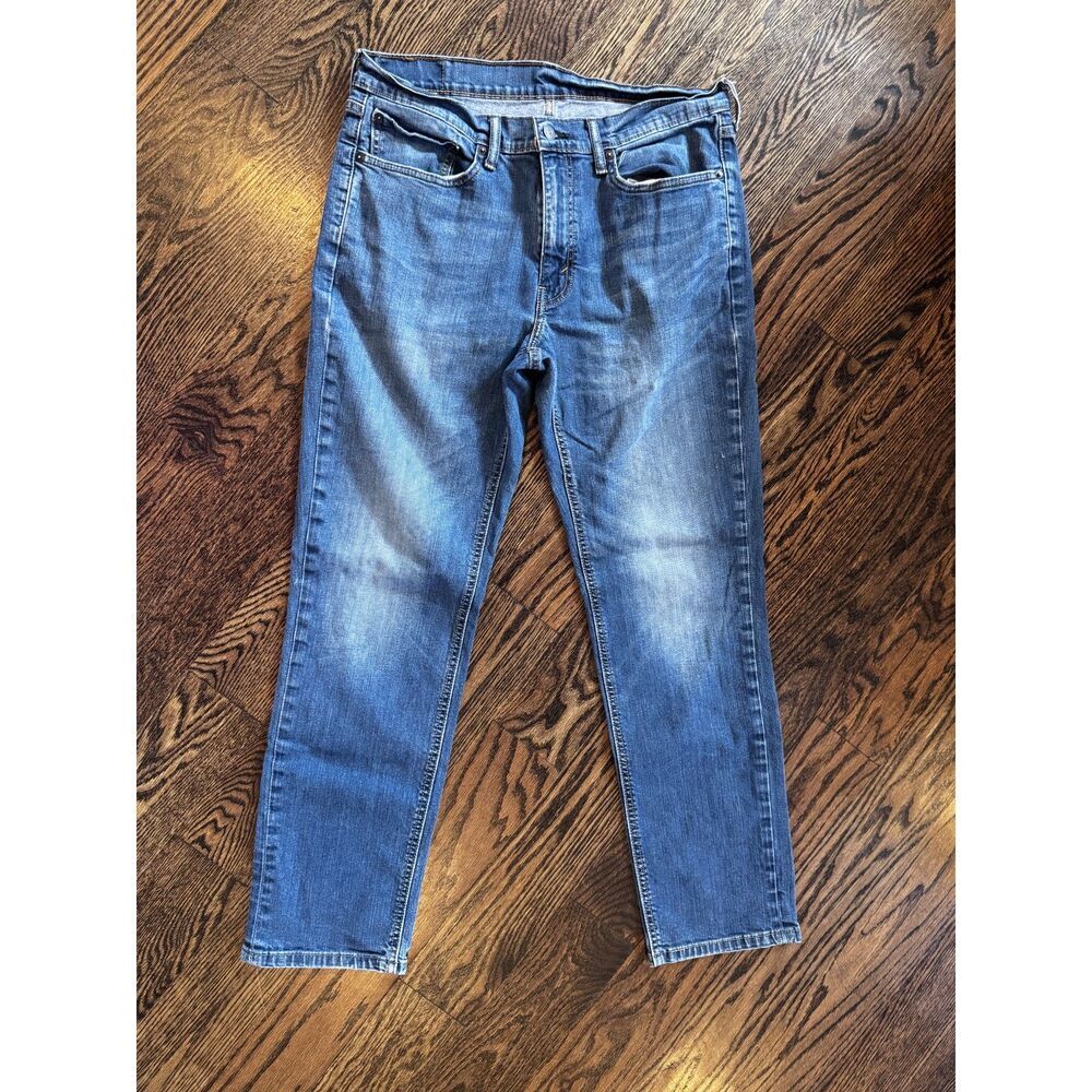 Levi's 514 Men's Jeans W34 L32 Straight Leg Medium Wash Faded Denim